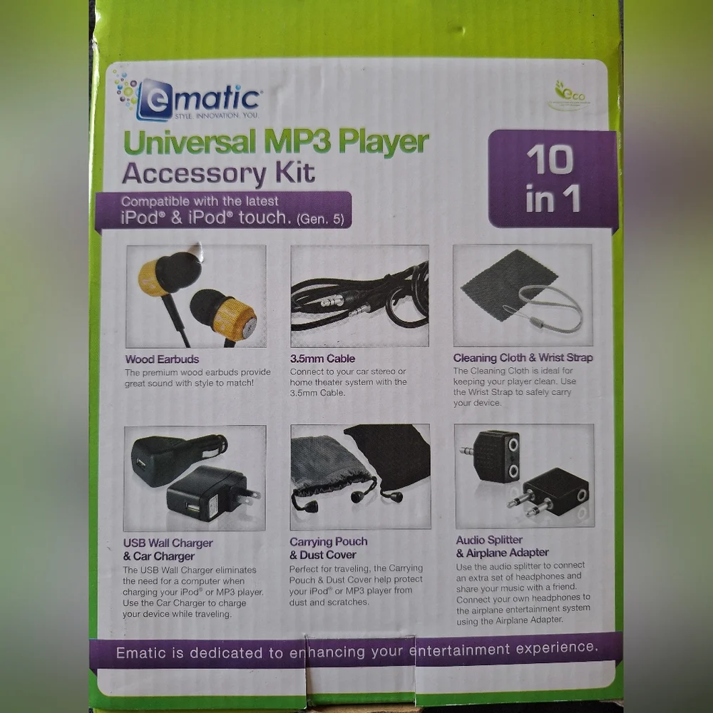 Universal MP3 Player Accessory Kit
